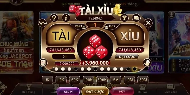 Tài xỉu online - Trò chơi số 1 thị trường